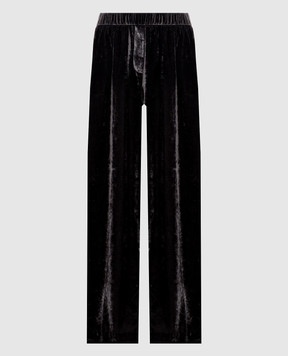 Peserico Gray velour pants A0430903951