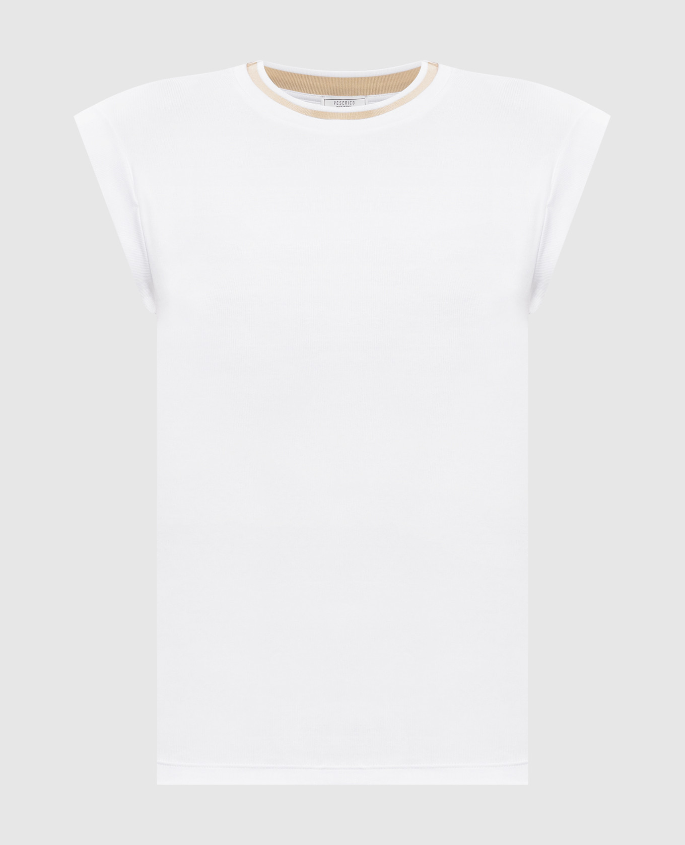 White layered top Peserico