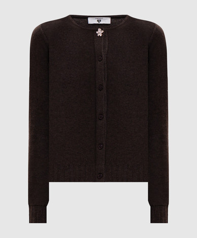 Brown cardigan