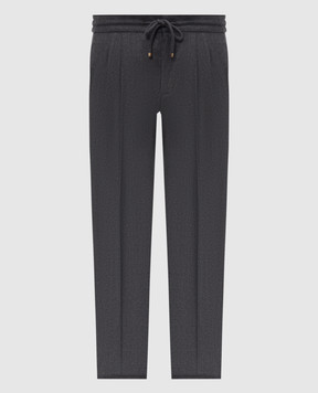 Brunello Cucinelli Dark gray wool pants ME226E1710