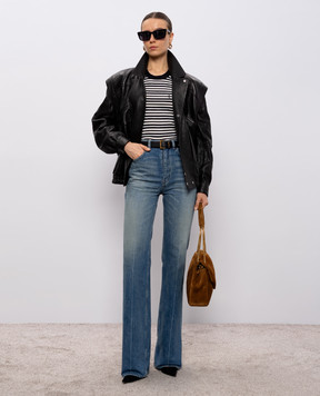 Saint Laurent Black leather jacket 842784YCNF2