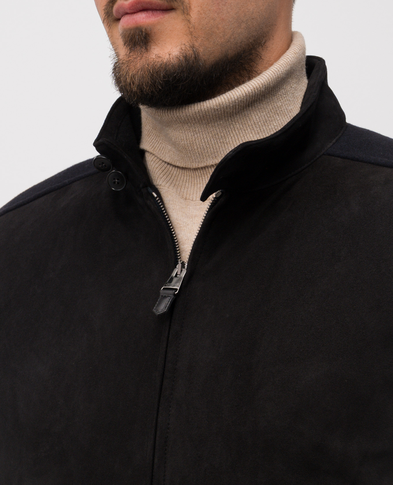 Blue combination jacket Canali 5