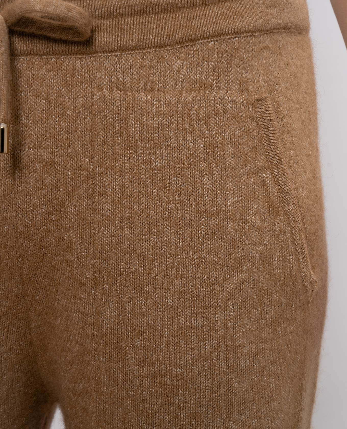 

Brown camel wool and silk pants MooRER
