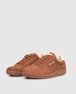 Palm Angels Brown combination sneakers Century PMIA109S26LEA002