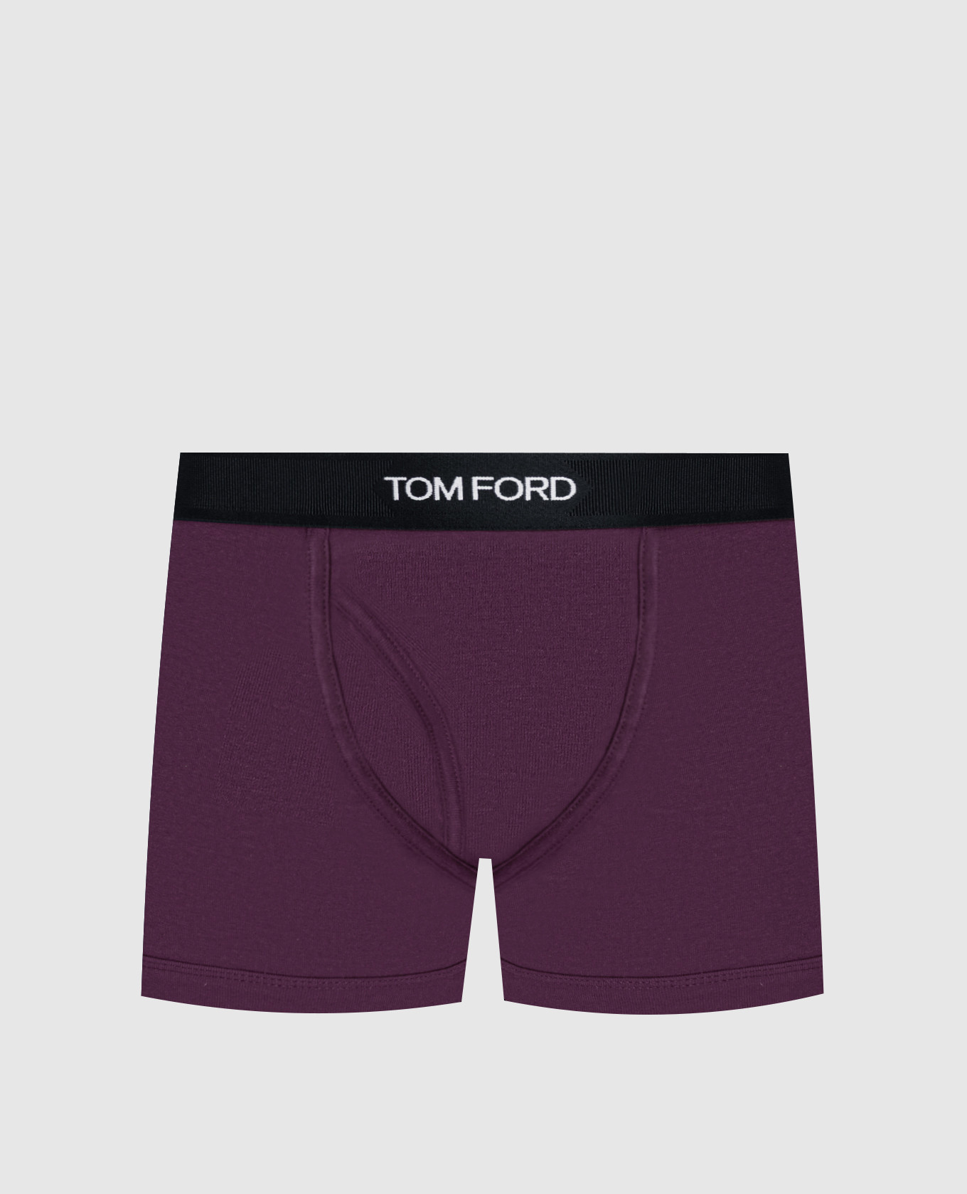 

Purple boxer briefs with logo pattern Tom Ford, Violet