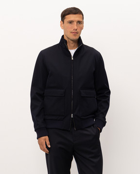 Herno Blue wool jacket GI000665U33186