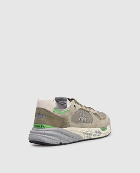 Premiata Mase 25 khaki combination sneakers MASE25