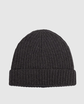 MooRER DAVIS gray cashmere hat DAVISCWS