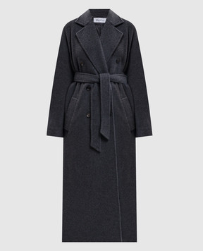 Max Mara CADMIO grey double-breasted cashmere coat MXMCADMIO