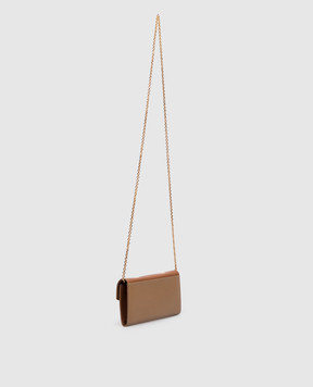 Fendi Brown leather FF clutch 8M0530ALV4