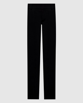 SSHEENA Black Plain Pants with Wool 26FWPLAINTF26004