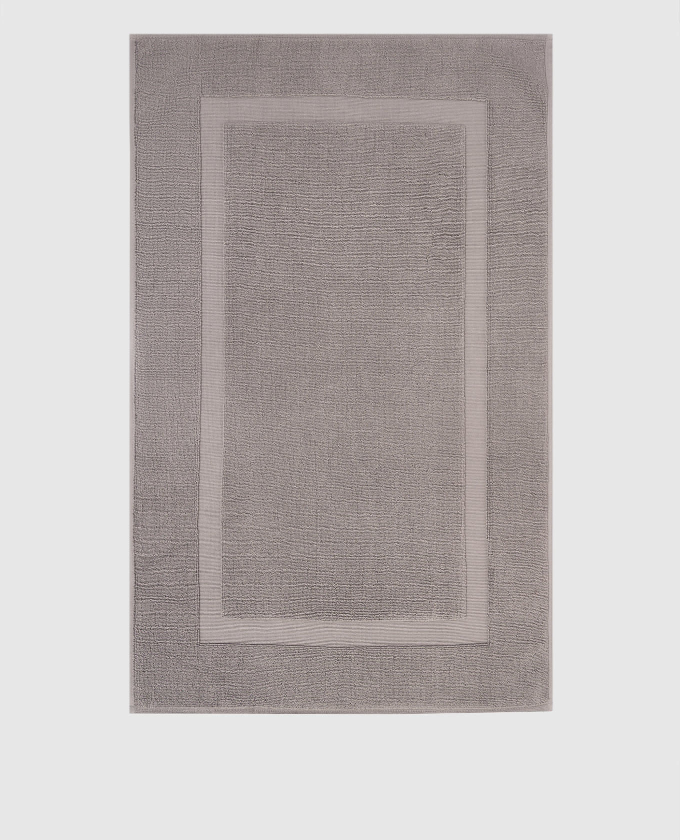

Grey terry bathroom rug Brighton L'appartement