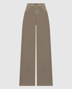 Twinset Beige suede pants 262TT2362
