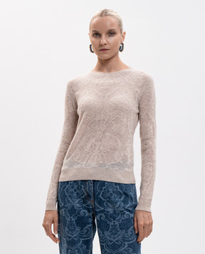 Etro Beige wool sweater WRKE0177AQ12O