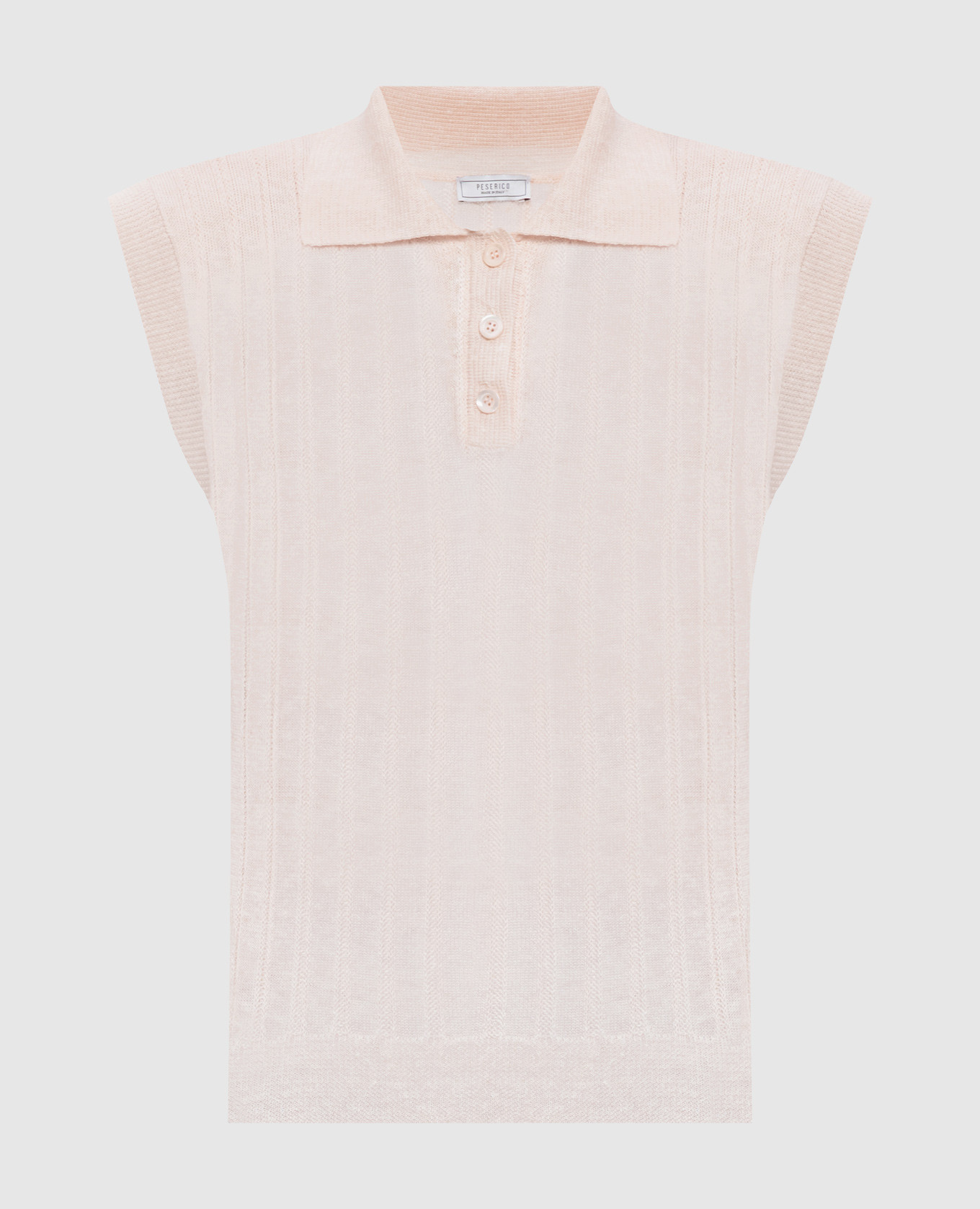 

Pink top with linen Peserico
