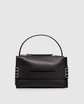 JW Anderson Black Leather Loafer Bag HB0716LA0383