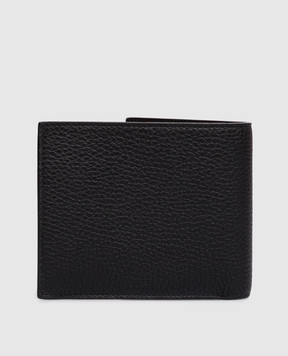 Balenciaga Black Leather Credit Square Folded Wallet 8119102ABV0