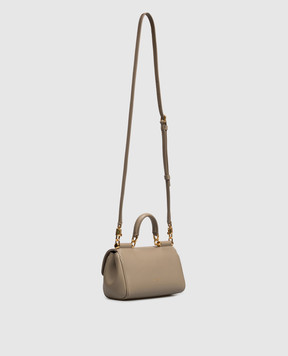 Dolce&Gabbana Beige leather bag My Sicily BB7864B7321