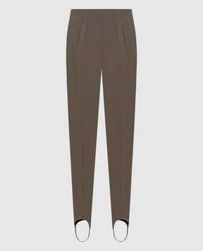 Thierry Mugler Leggings with wool and straps 26F1PA05331035