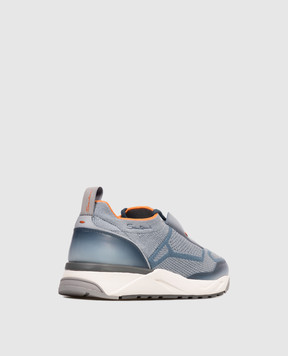 Santoni Blue sneakers MBIO22135BGRCOTZ