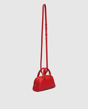Valentino Red leather mini bag with VLogo emblem 8W2P0AX7SNP