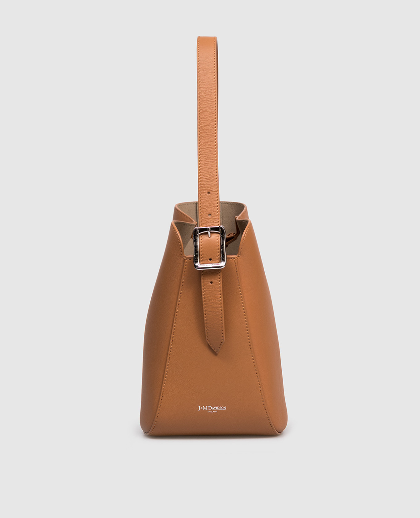 

Brown leather bucket bag Quiver J&M DAVIDSON