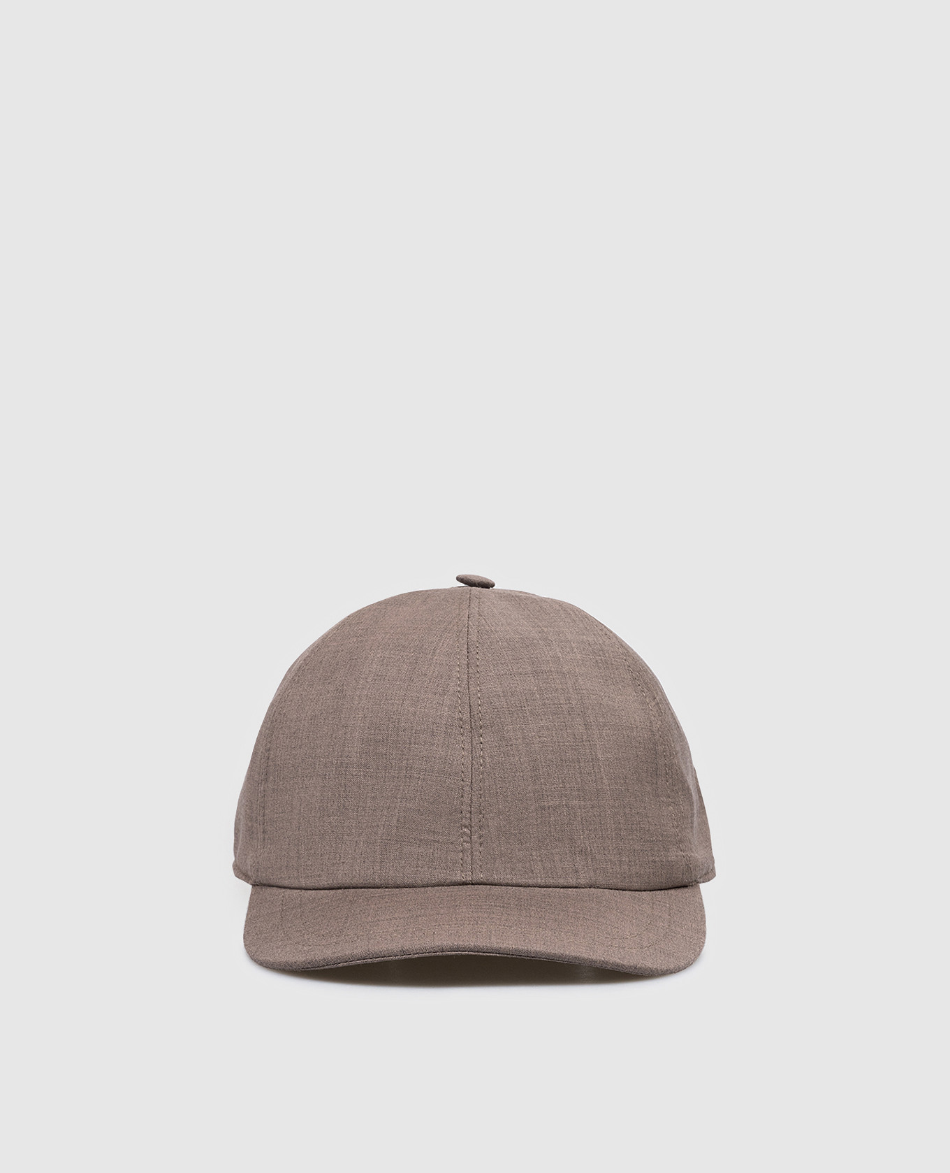 

Brown wool cap CAPOBIANCO