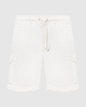 Brunello Cucinelli Ivory cargo shorts M252DU0025
