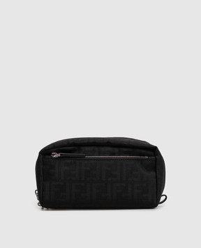 Fendi Black monogram patterned toiletry bag 8N0216B16F