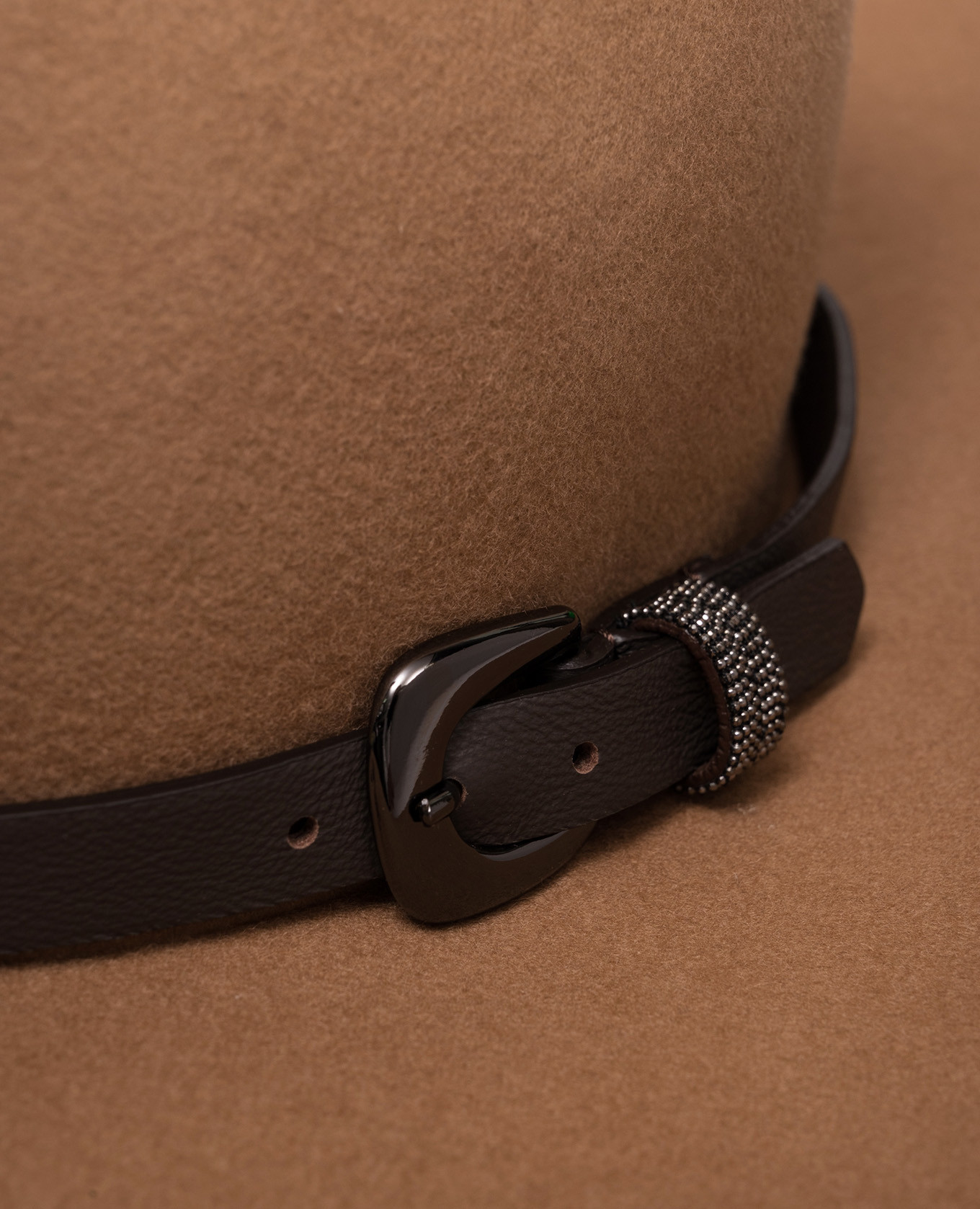 

Brown wool hat Peserico