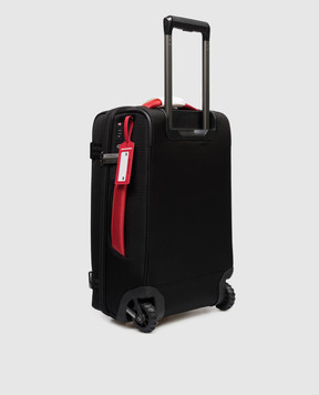 Off-White Black Diag suitcase with logo OMNG004S26FAB001
