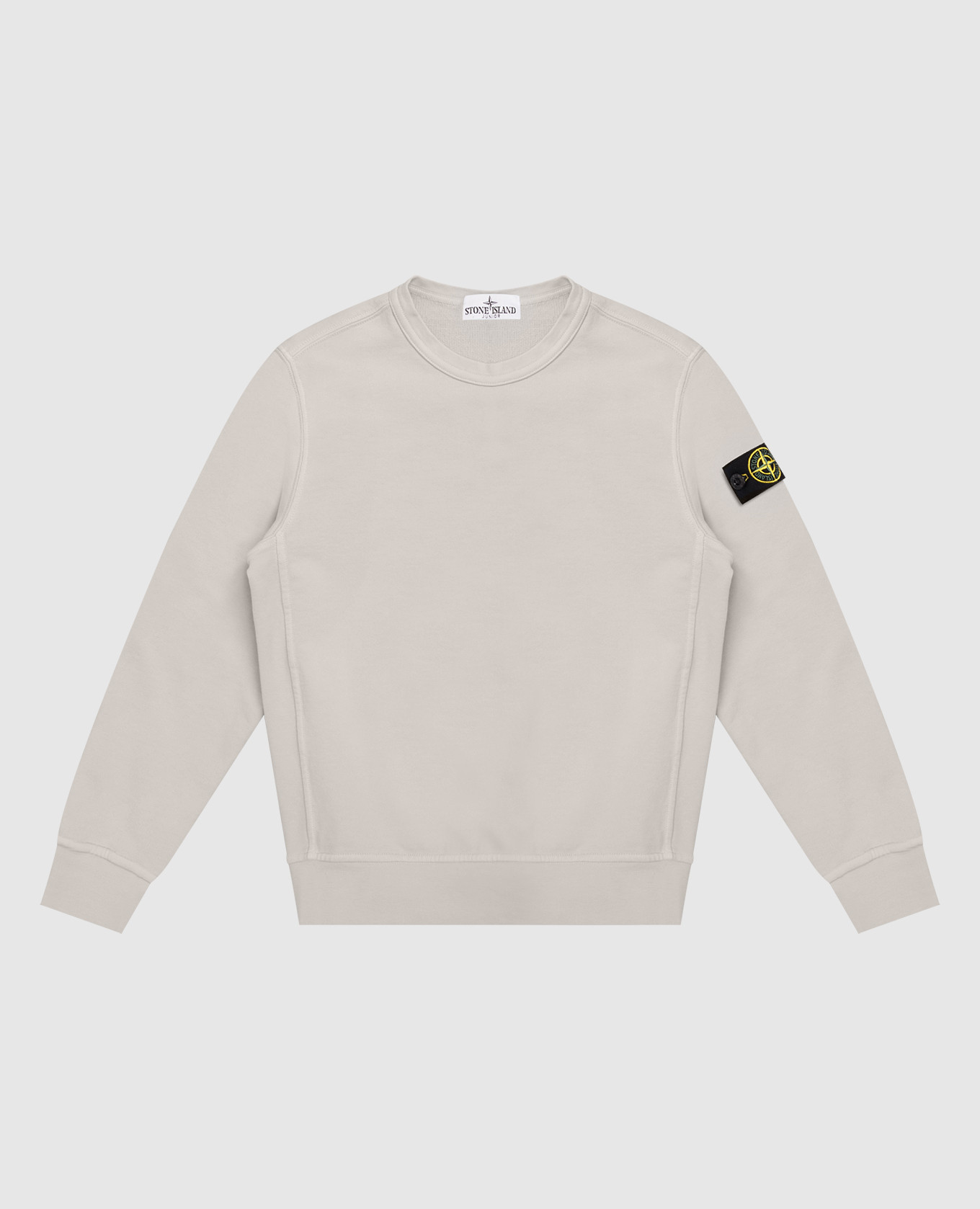 

Children's khaki sweatshirt with logo Stone Island