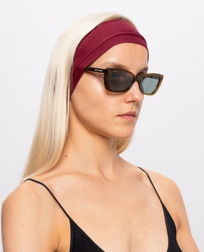 Saint Laurent Sunglasses 943 with logo print A003DLY9956