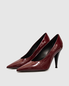 Givenchy Burgundy patent leather shoes BE405UE1K6