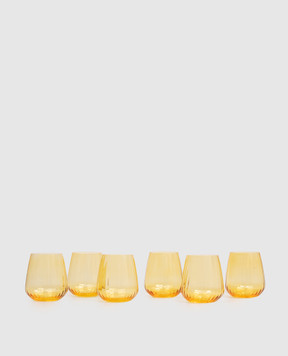 La Reine Set of yellow glasses JOY 6 pcs JOYDOF