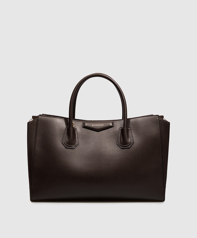 Antigona Catchall Brown Leather Bag