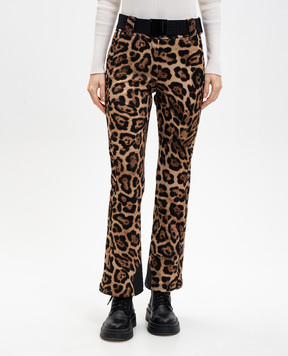 Goldbergh MINOU brown ski pants in animal print GB02170254