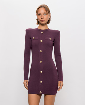 Balmain Purple mini dress DR0000000147