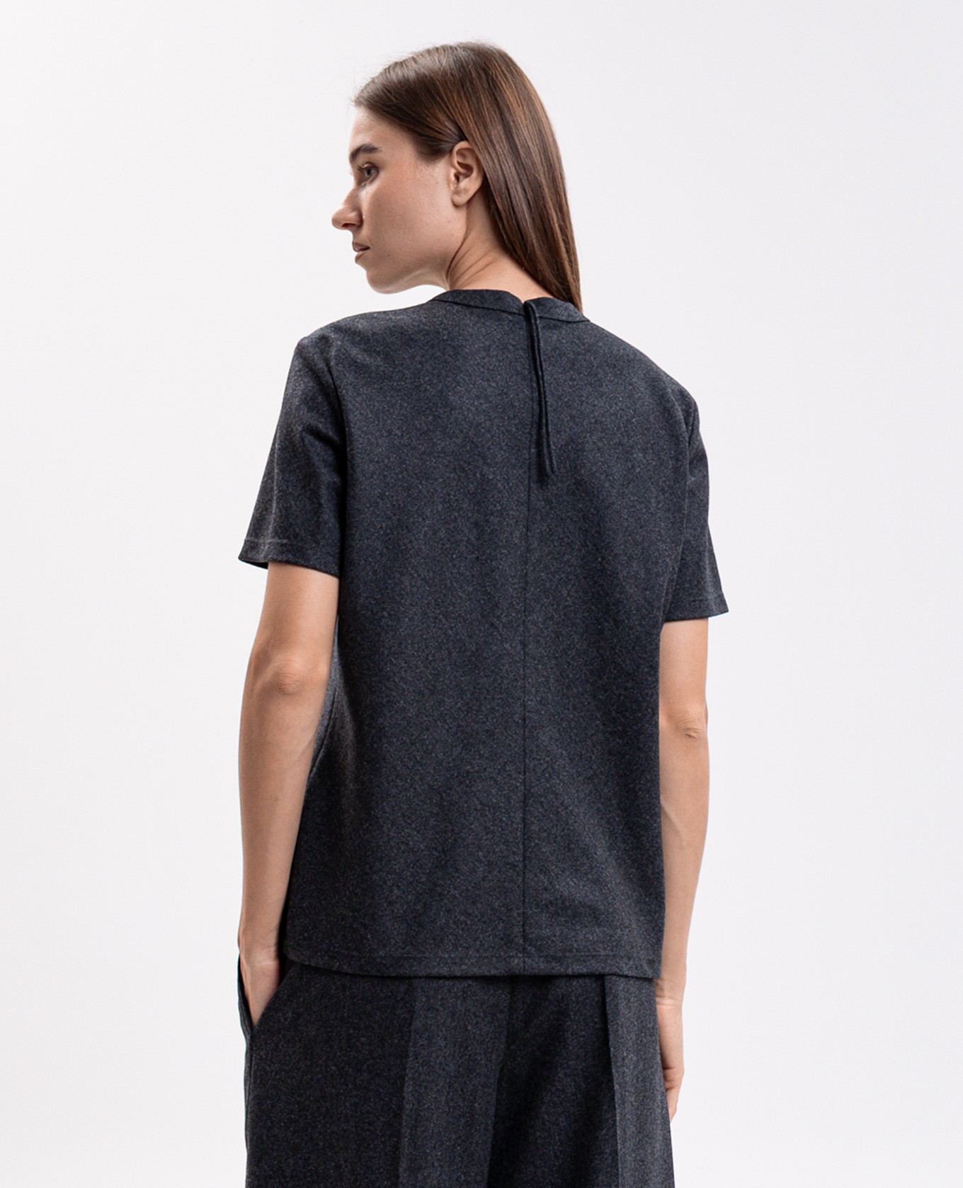 Gray wool T-shirt Carven 4
