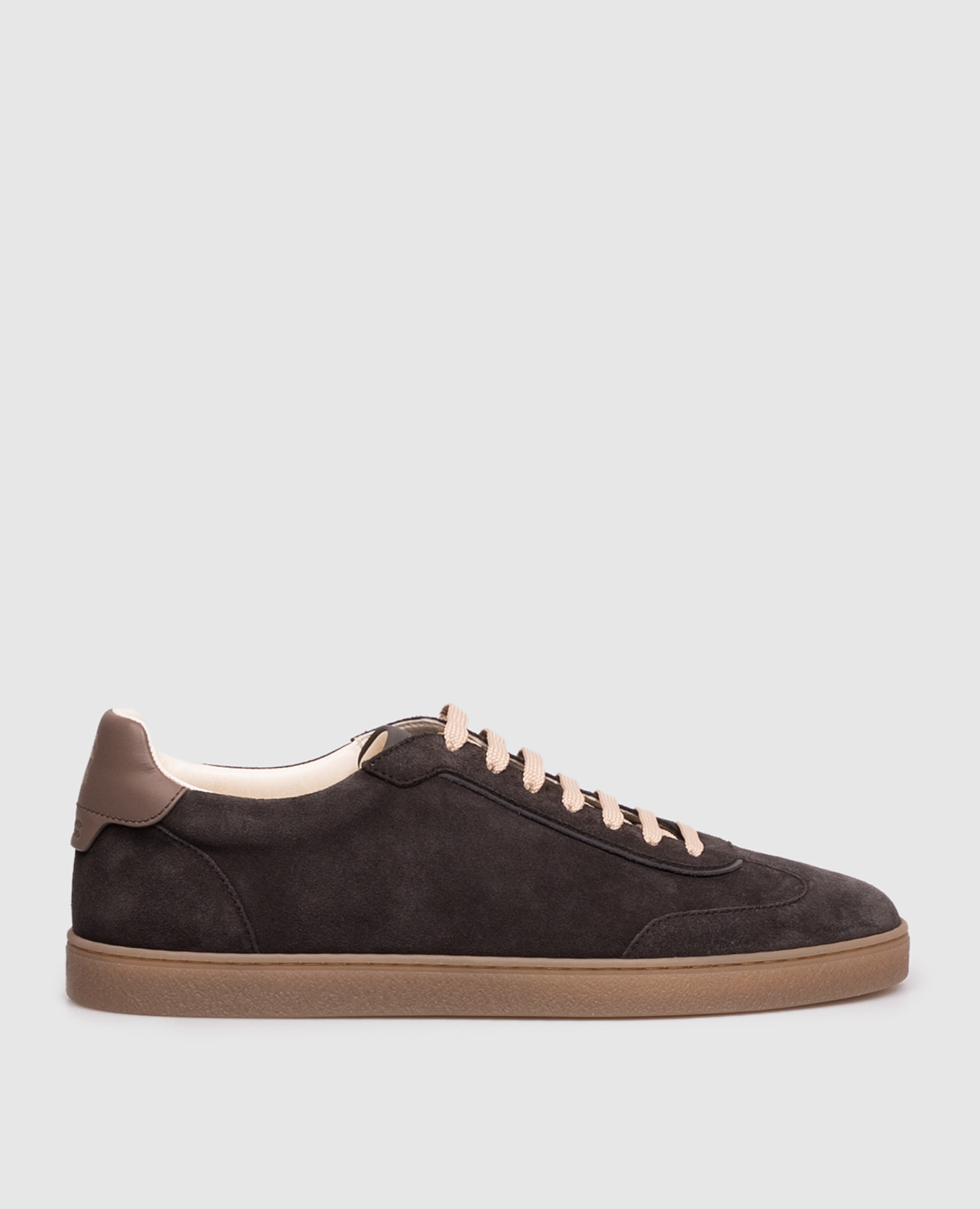 Dark gray suede sneakers