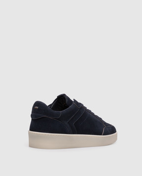 Canali Blue suede sneakers RB01348491227