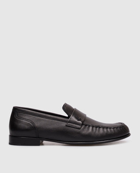 Jimmy Choo Ellis black leather loafers ELLISLOAFERFSLY