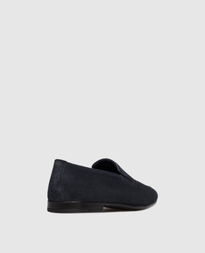 Stefano Ricci Blue suede loafers UC38G2388SDP