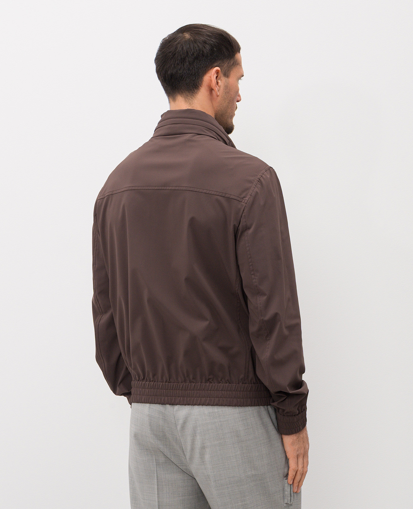 

Brown windbreaker Brunello Cucinelli
