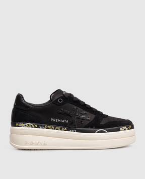 Premiata Black Micol combination sneakers MICOL8567