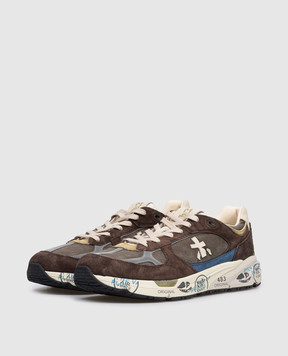 Premiata Brown combination sneakers Mase 25 MASE25