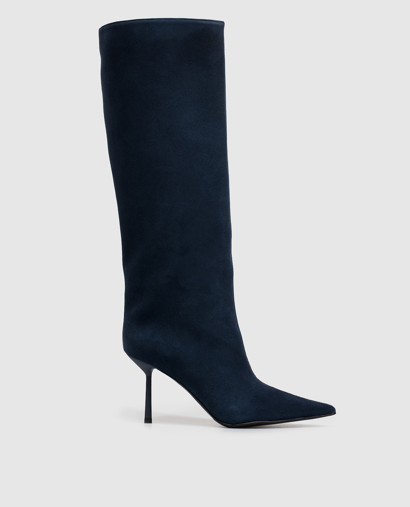 Blue suede boots BELLA