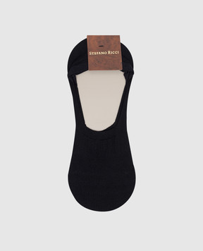 Stefano Ricci Blue footprint socks MHE34U3006MHE34U