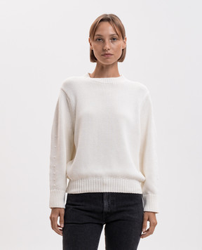 Toteme Ivory cotton sweater 263WRT0851YA0294