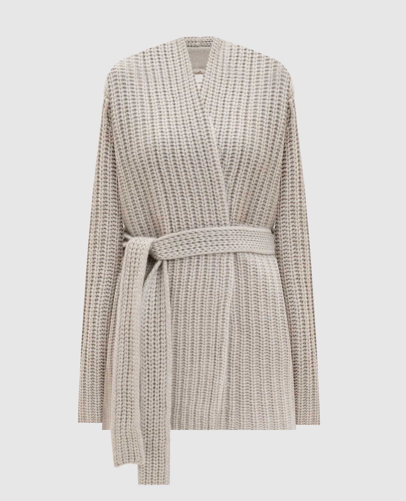 Jacqueline grey cashmere cardigan